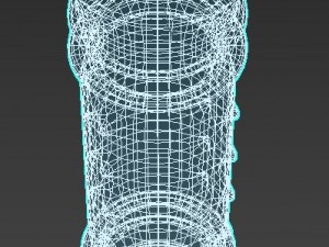 01column from veracruz center mexico 3D Model