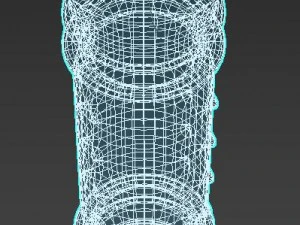 01column from veracruz center mexico 3D Model