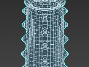 01column from veracruz center mexico 3D Model