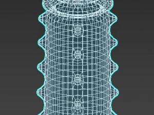 01column from veracruz center mexico 3D Model