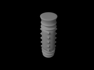 01column from veracruz center mexico 3D Model