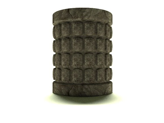 02column from veracruz center mexico 3D Model .c4d .max .obj .3ds .fbx .stl .blend 