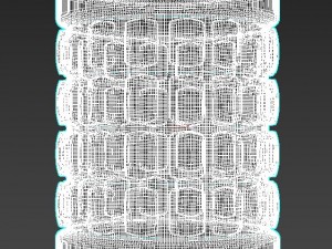 02column from veracruz center mexico 3D 模型