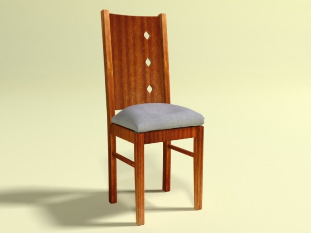 classical wood chair 3D मॉडल .c4d .max .obj .3ds .fbx .stl .blend 