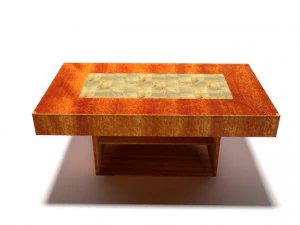 古典木桌 3D 模型