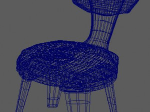 chair 3D मॉडल
