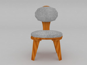 chair 3D मॉडल