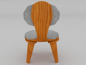 chair 3D मॉडल