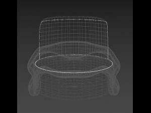 sofa one place 3D मॉडल