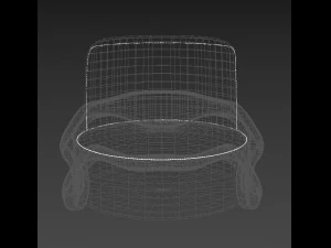 sofa one place 3D Model