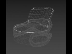 sofa one place 3D मॉडल
