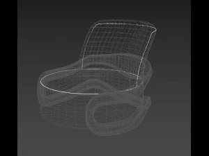 sofa one place 3D Model