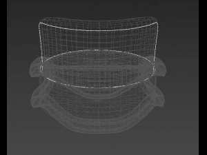 sofa one place 3D Model