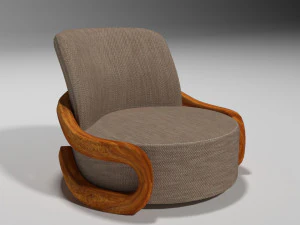 sofa one place 3D Model