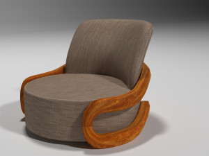 sofa one place 3D मॉडल