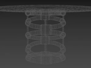base circular table 3D Model