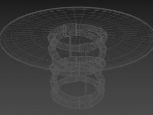 base circular table 3D Model