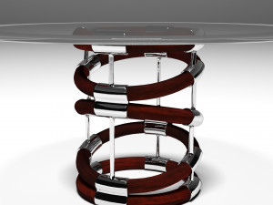 base circular table 3D Model