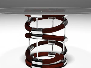 base circular table 3D Model
