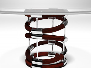 base circular table 3D Model