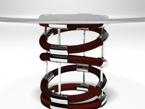 base circular table 3D Model