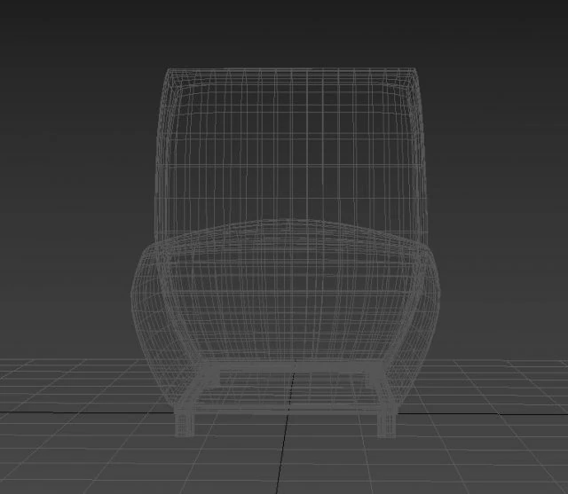 sofa one place 3D Model .c4d .max .obj .3ds .fbx .stl .blend 