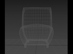 sofa one place 3D Model