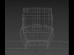 ソファ一箇所 3Dモデル