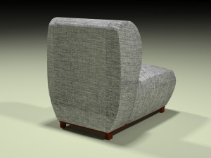 sofa one place 3D Модель