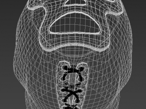 mexican wrestling mask 3D-Modell