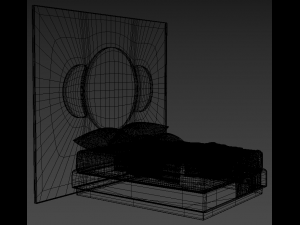 bed 3D मॉडल