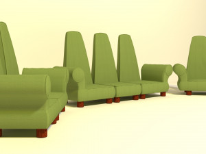 sofa Modello 3D