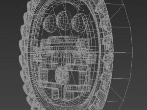 archaeological piece from mexico 3D Model
