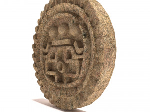 archaeological piece from mexico Modelo 3D