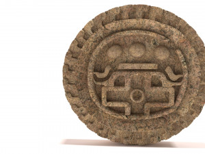 archaeological piece from mexico Modelo 3D