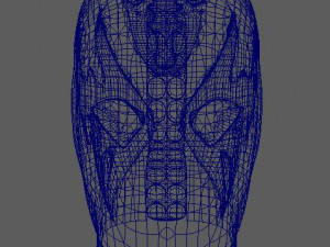 wrestling mexican mask - atlantis Modello 3D