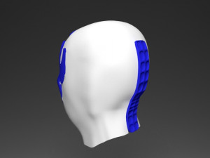 wrestling mexican mask - atlantis Modello 3D
