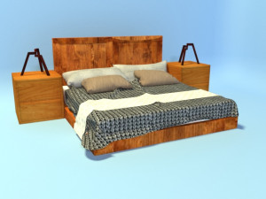 recife bedroom Modello 3D