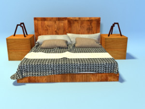 recife bedroom Modello 3D