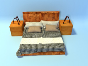 recife bedroom Modello 3D