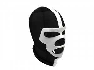 wrestling mexican mask - black shadow 3D Model