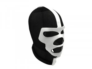 wrestling mexican mask - black shadow 3D Model
