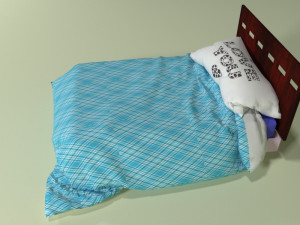 manchester bedroom 3D-Modell