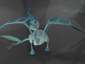 дракончик из les enfants de la pluie дети дождя 3D Модель