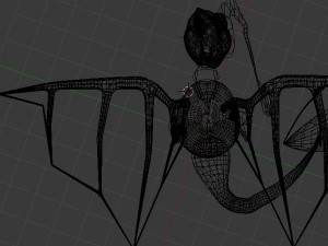 baby dragon from les enfants de la pluie the rain children Model 3D