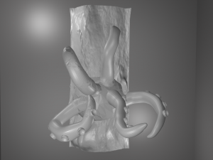 octopus in ocean Model Cetak 3D