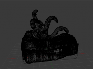 octopus in ocean Model Cetak 3D