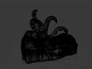 octopus in ocean 3D Print Model