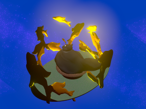 fat cat dreaming Modelo 3D