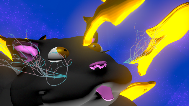 fat cat dreaming Modelo 3D .c4d .max .obj .3ds .fbx .stl .blend 